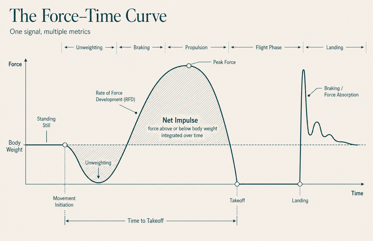 Visual for: Start With the Force-Time Curve